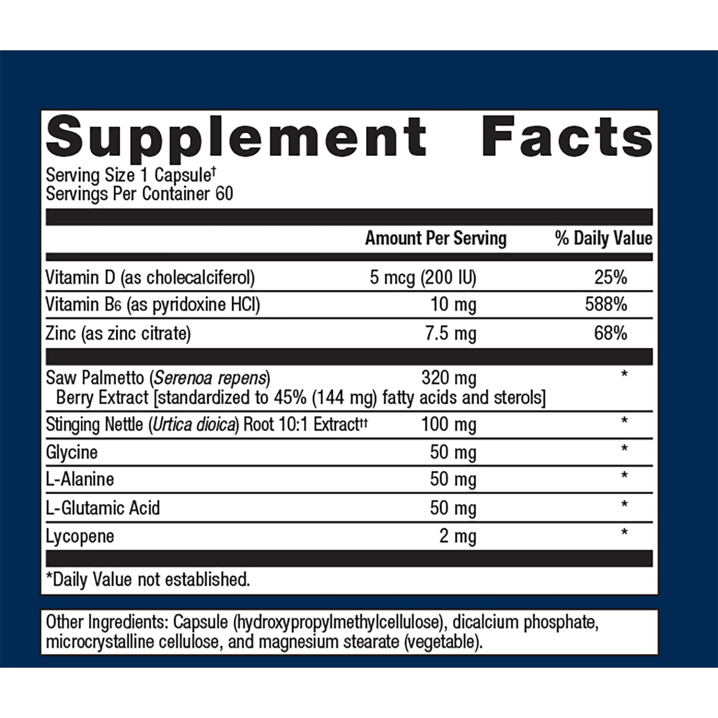 Concentrated Ultra Prostagen™ -Saw Palmetto & Stinging Nettle Complex for Men
