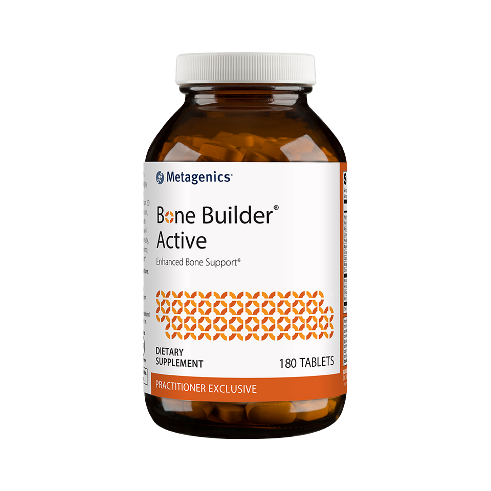 This well-rounded formula is designed to support bone mineral density, and also features vitamin D, additional minerals, glucosamine, and vitamin C for enhanced bone and joint health support. Metagenics