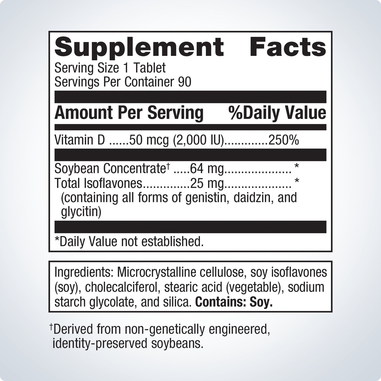 Vitamin D3 2000™ Complex -High-potency vitamin D3 with isoflavones.