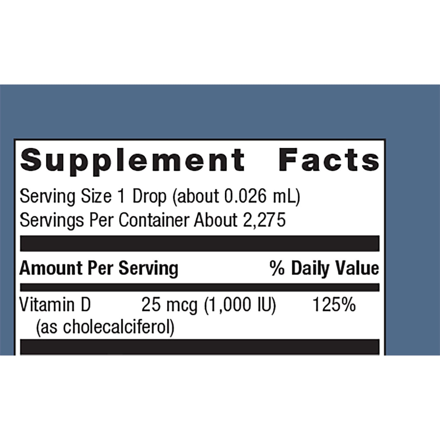 Vitamin D3 Liquid- Enhanced Absorption