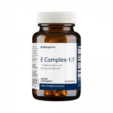 E Complex-1:1™ 1:1 Ratio of Alpha- and Gamma-Tocopherols for cardiometabolic health