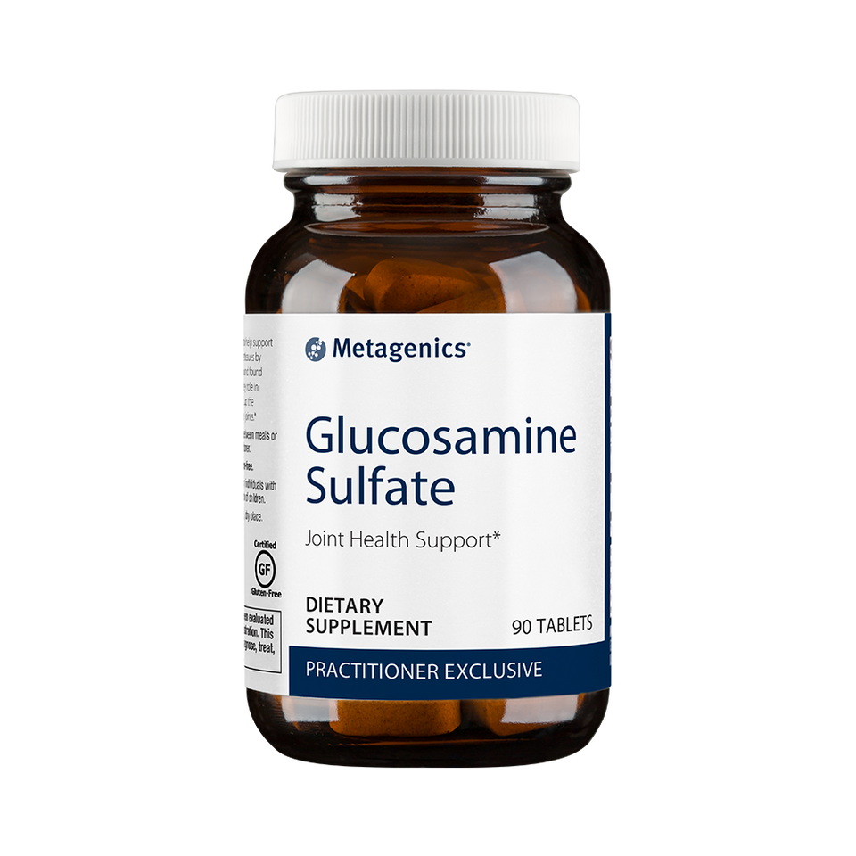  Glucosamine Sulfate Joint Health Support Metagenics -designed to help support healthy joints and other connective tissues by providing glucosamine—a compound found naturally in the body that plays a key role in building cartilage. 