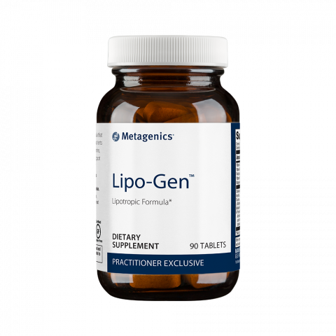 Lipo-Gen™ a highly specialized formula that features a unique blend of lipotropic nutrients combined with select amino acids, vitamins, and a proprietary extract of herbs to support healthy liver and gallbladder function.