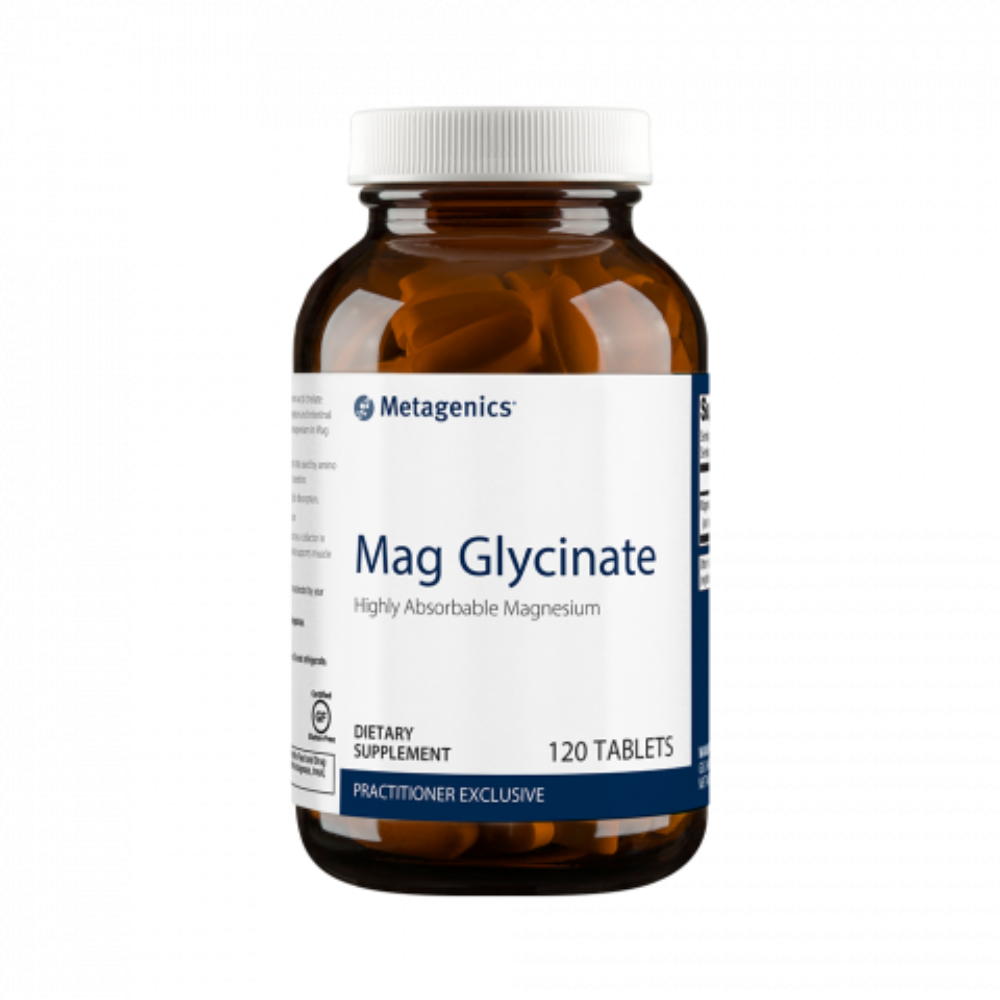 Magnesium Glycinate -a highly absorbable magnesium to support muscle relaxation.