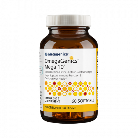 OmegaGenics® Mega 10® OMEGA 3 & 7​ Helps Support Immune Function & Cardiovascular Health
