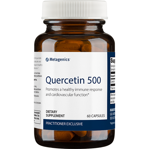 500 mg of quercetin Promotes a healthy immune response and cardiovascular function