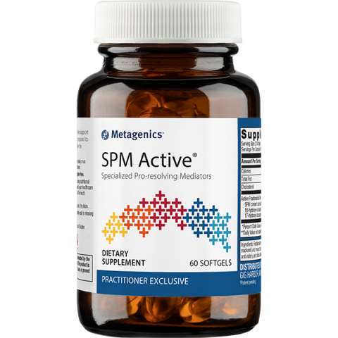 SPM Active®Specialized pro-resolving mediators- is designed to help support the body’s natural capacity to respond to physical challenges and resolve the immune response. Cardiometabolic health