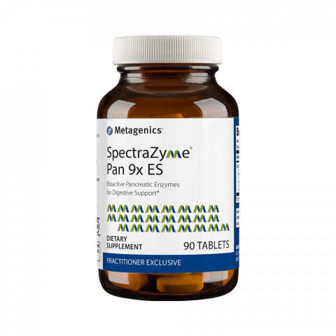 SpectraZyme® Pan 9x ES -Twice the digestive enzyme strength of regular Pan 9x