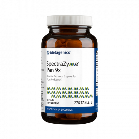  SpectraZyme® Pan 9x Bioactive Pancreatic Enzymes for Digestive Support