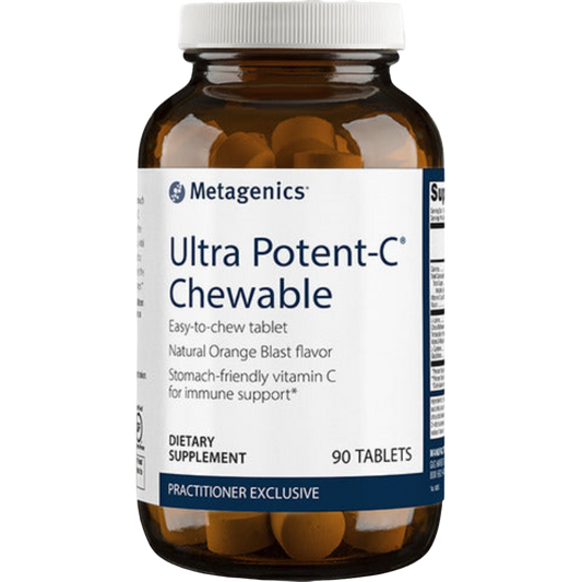  Ultra Potent-C® Chewable Vitamin C-orange-flavored-for immune support.