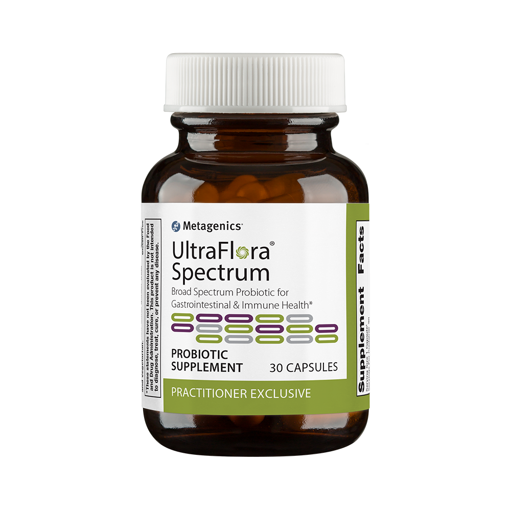 Metagenics UltraFlora Spectrum Broad Spectrum Probiotic for Gastrointestinal & Immune Health